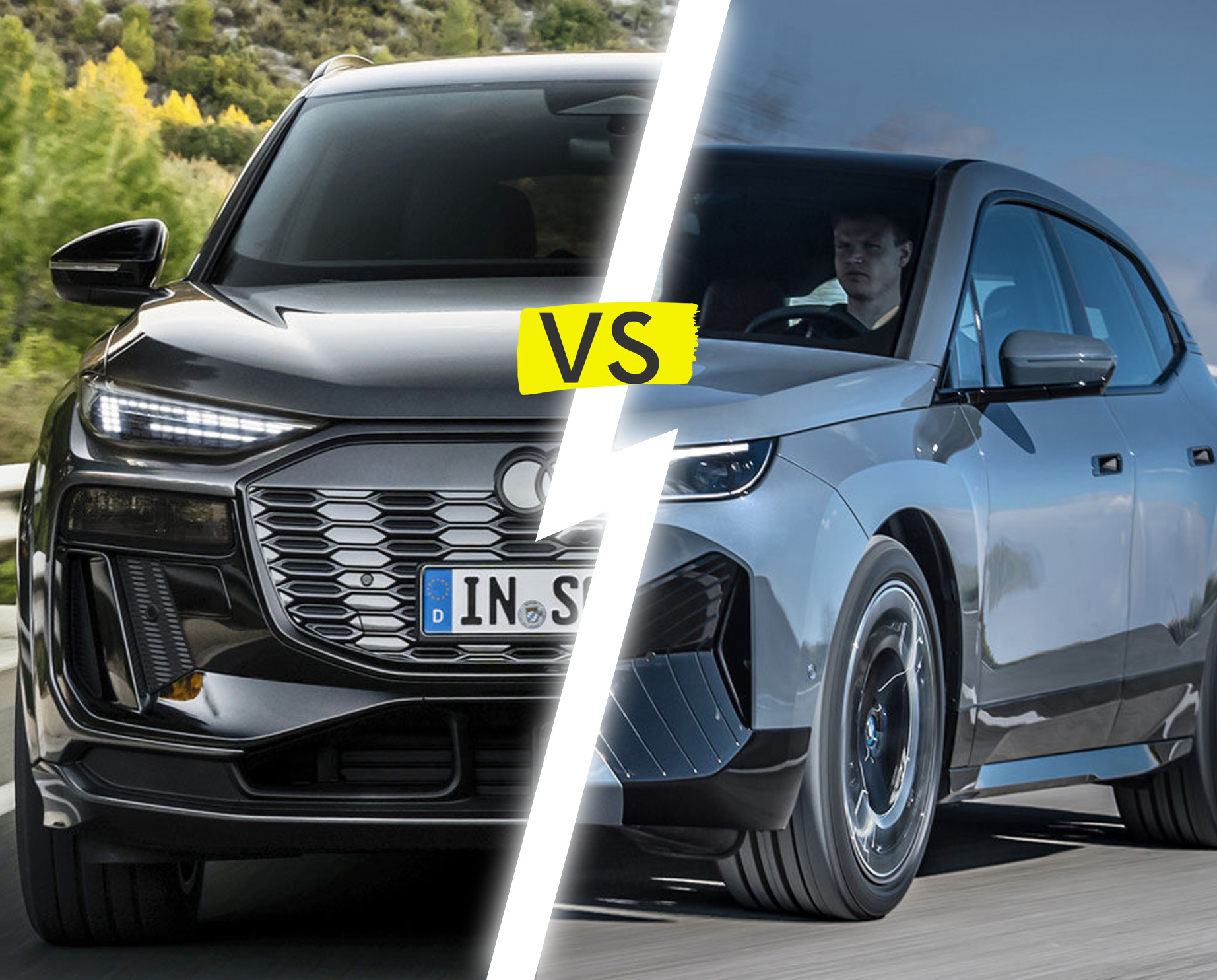 Audi Q6 e-tron 2024 contro BMW iX 2021: Un duello elettrico