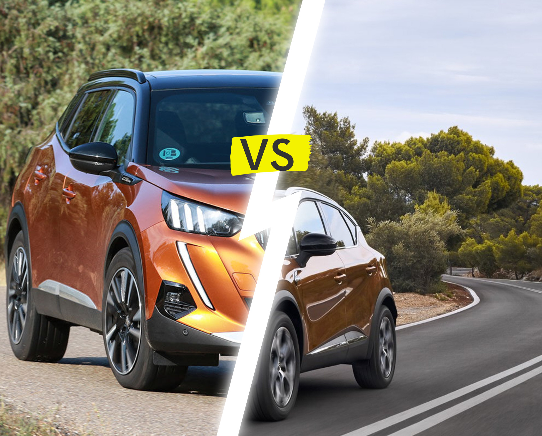 Comparaison : Peugeot 2008 (2020-aujourd'hui) vs. Renault Captur (2019-2020)