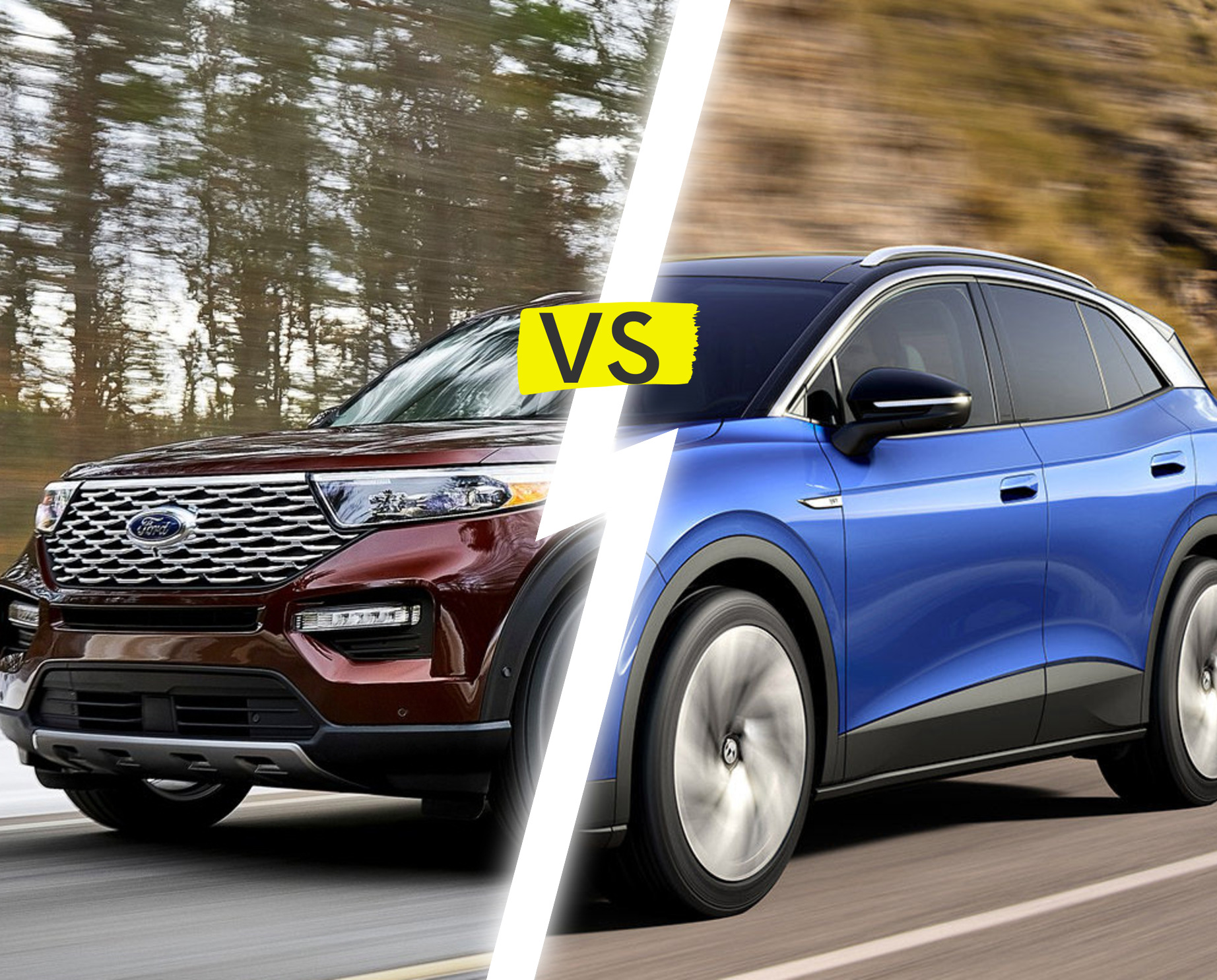 Ford Explorer 2024 gegen VW ID.4 2020: Der ultimative Vergleich der Generationen