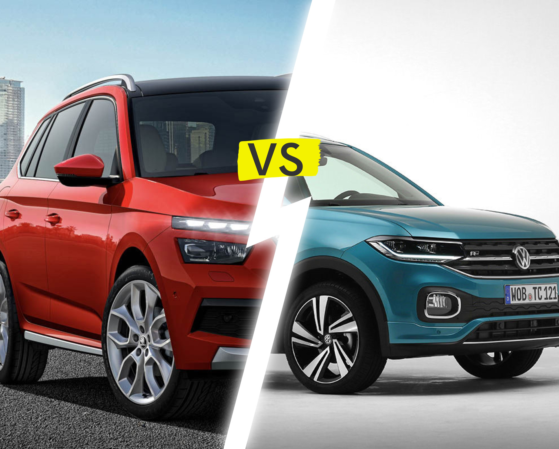 Skoda Kamiq 2019 vs. VW T-Cross 2018: Welches Modell ist das Richtige für Sie?