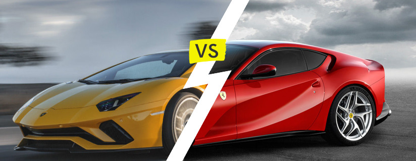 Lamborghini Aventador 2011-2022 vs. Ferrari 812 2018-2024 : La comparaison ultime
