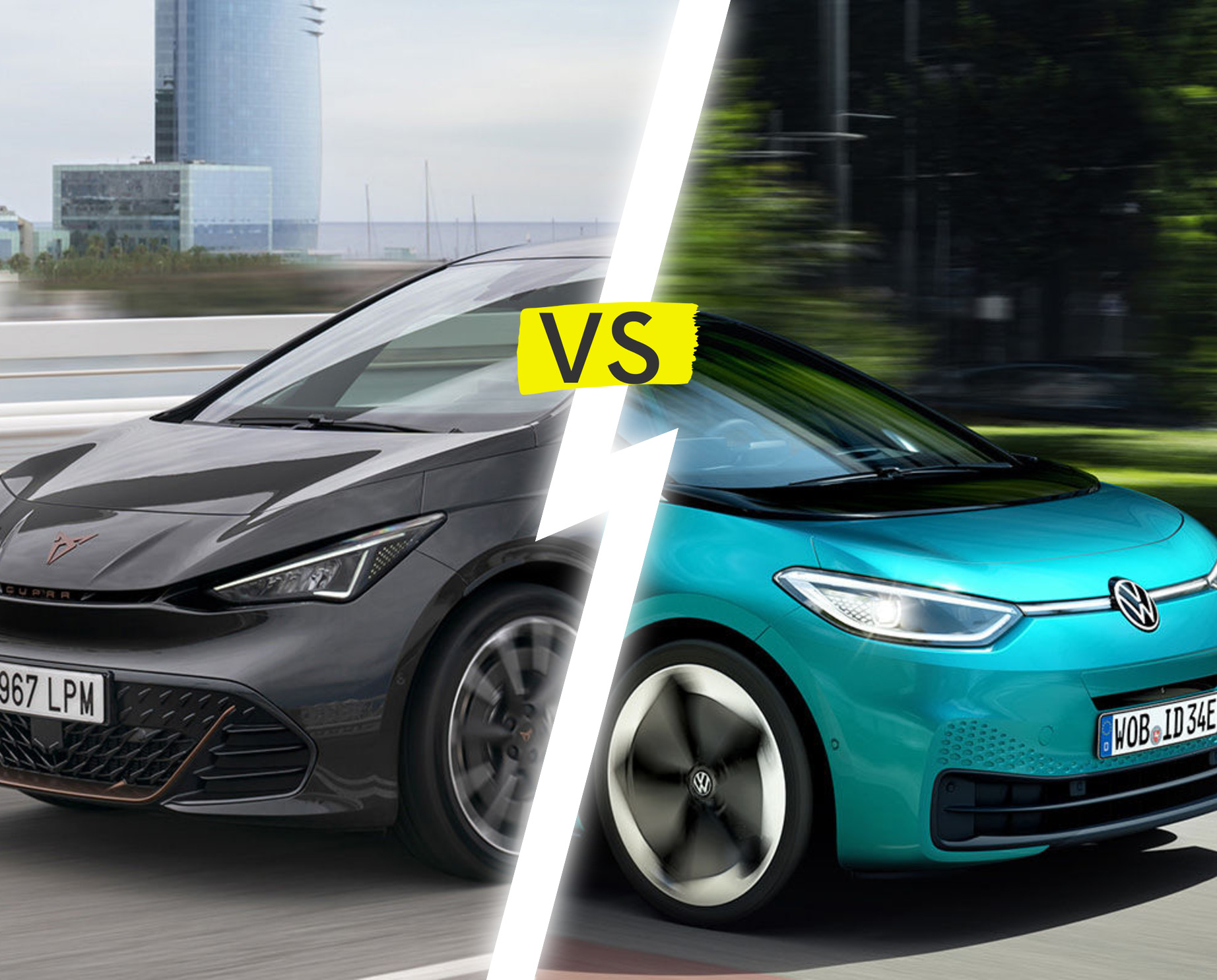 Cupra Born 2021-AUJOURD'HUI vs. VW ID.3 2020-AUJOURD'HUI : La comparaison ultime