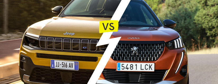 Une comparaison des générations : Jeep Avenger 2023 vs. Peugeot 2008 2020