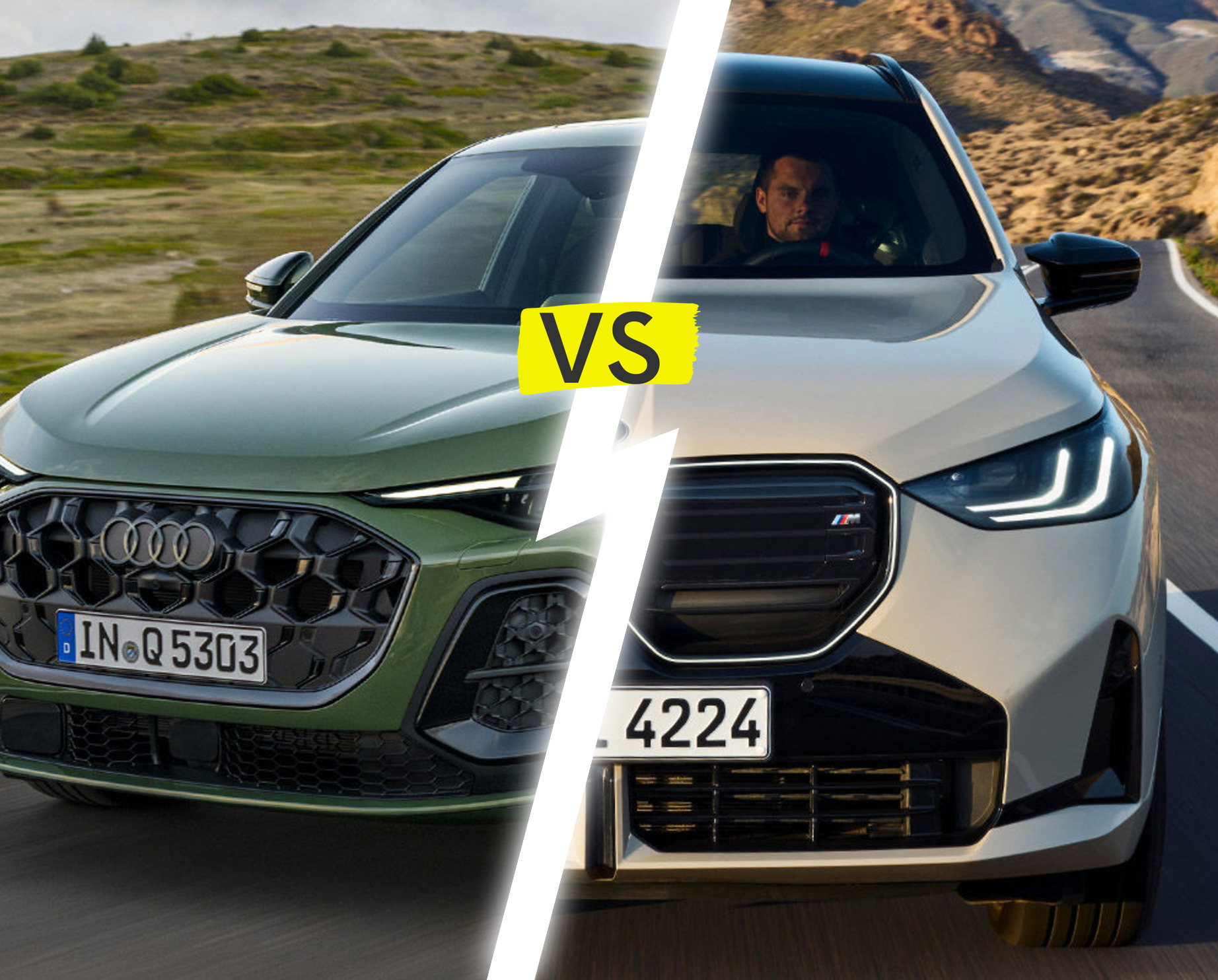 Audi Q5 2025 gegen BMW X3 2024: Der Vergleich der Mittelklasse-SUVs