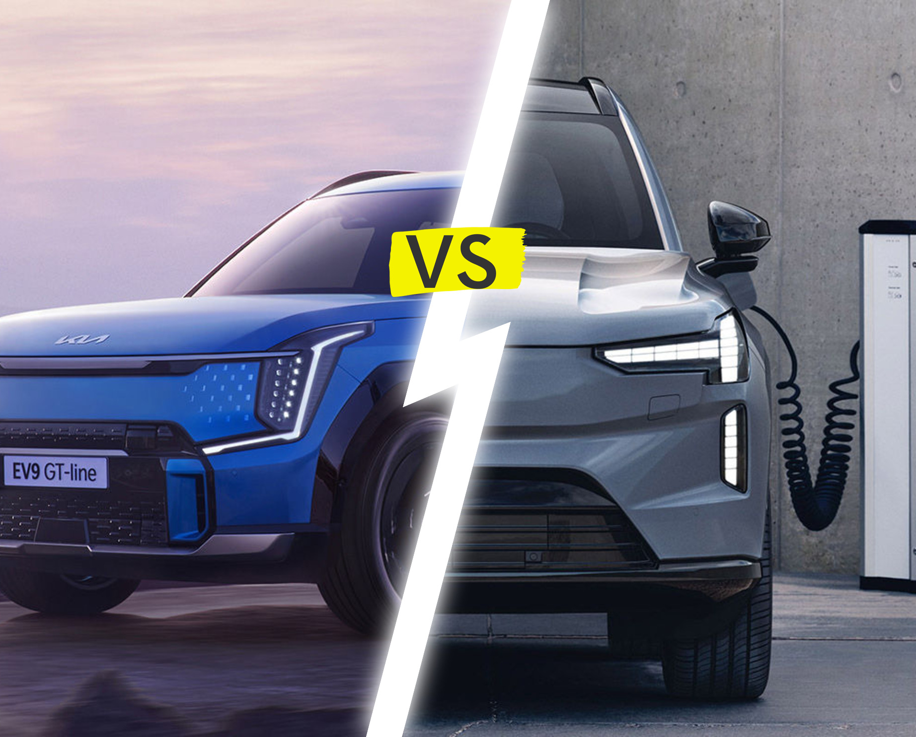 Kia EV9 2023 vs. Volvo EX90 2022 : Quels SUV électriques dominent ?