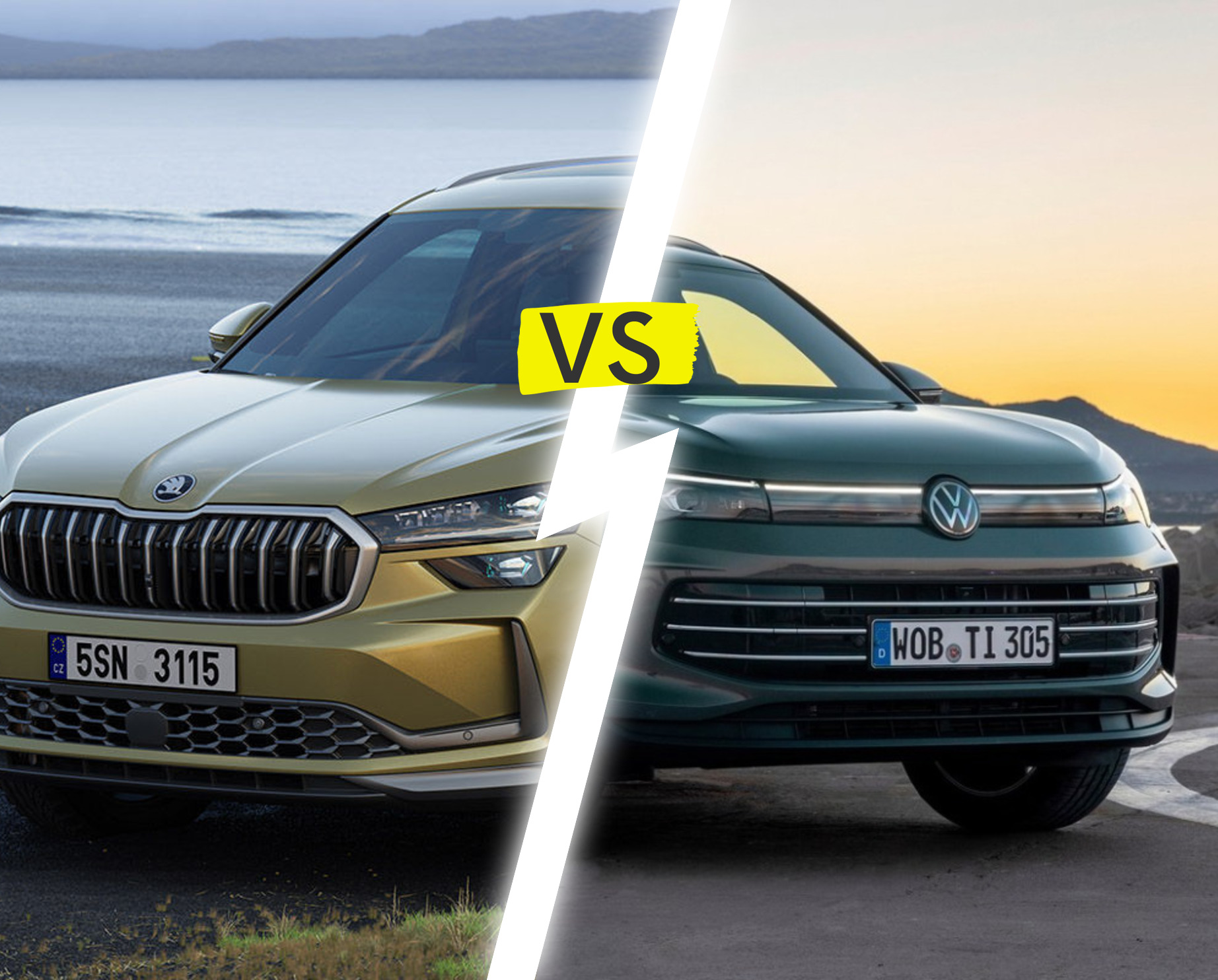 Skoda Kodiaq 2024 vs. VW Tiguan 2024 : La comparaison des générations