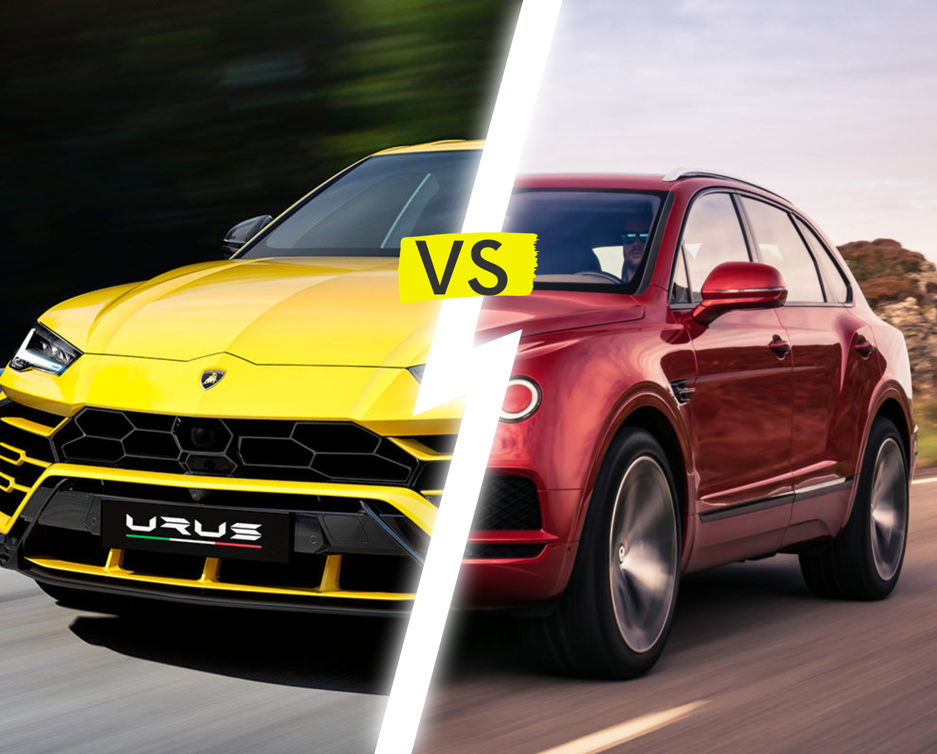 Lamborghini Urus 2018 à Aujourd'hui vs. Bentley Bentayga 2015 à Aujourd'hui : Le Duel des SUV de Luxe