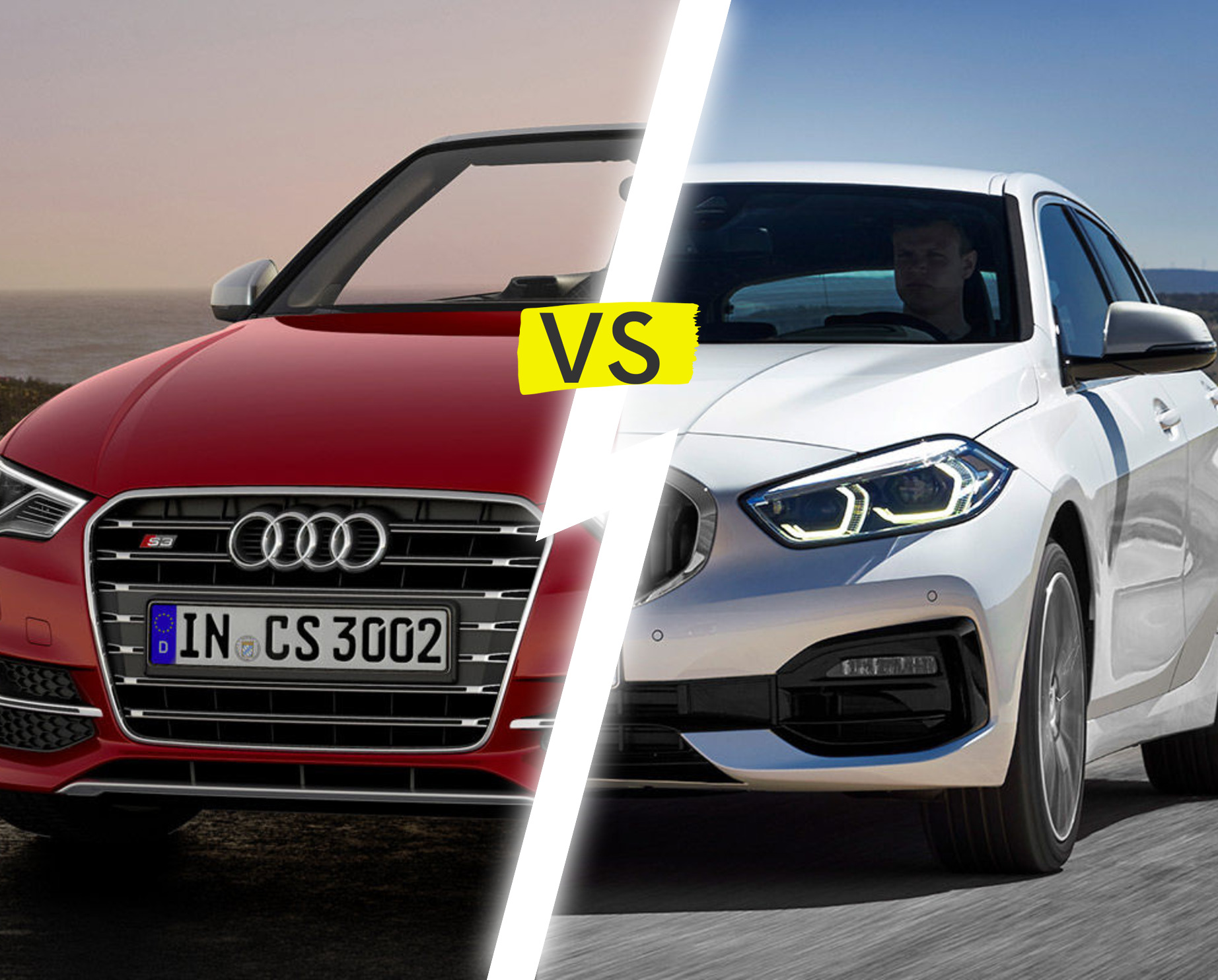 Duello delle compatte: Audi S3 2014-2020 vs. BMW Serie 1 2019-2024