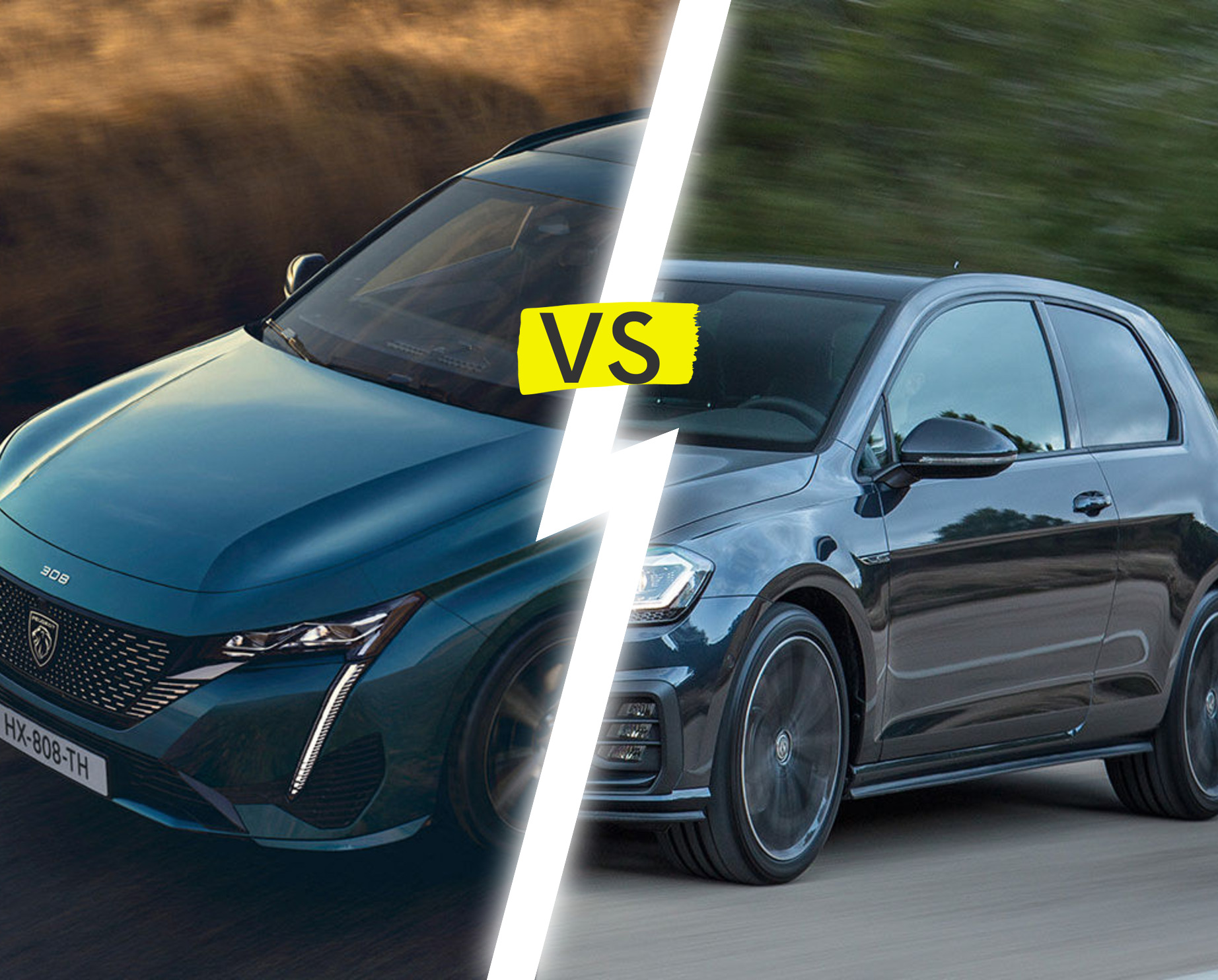 Peugeot 308 2021 contre VW Golf VII : La comparaison générationnelle ultime