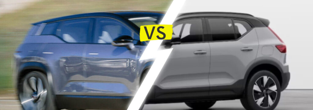 Fisker Ocean 2023-2025 vs. Volvo EX40 2024: Il confronto definitivo dei SUV elettrici